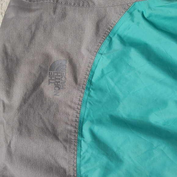 The North Face Mint Green And Gray Light Jacket Fleece Lined Girls Large 14/16 - Picture 10 of 14
